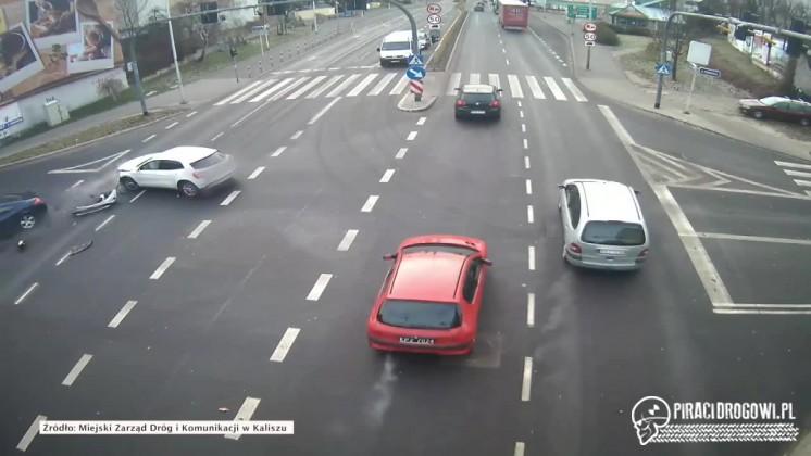 Latarnia uratowała życie pieszej w Kaliszu!