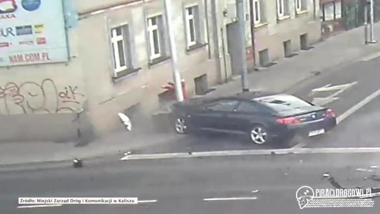 Latarnia uratowała życie pieszej w Kaliszu!