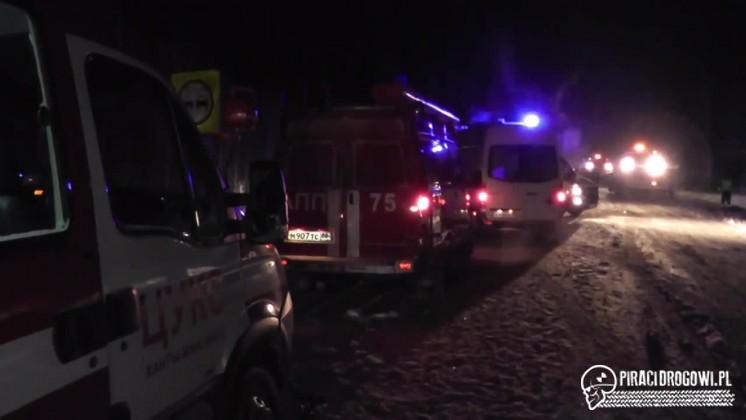 Tragiczny karambol w Rosji. Nie żyje 11 dzieci.