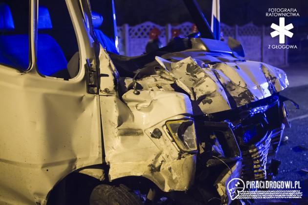 Kolizja na Spadzistej w Głogowie