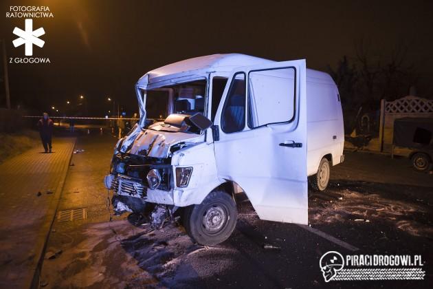 Kolizja na Spadzistej w Głogowie