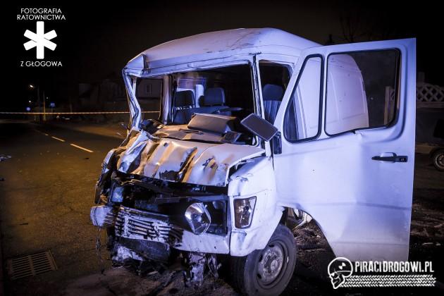 Kolizja na Spadzistej w Głogowie