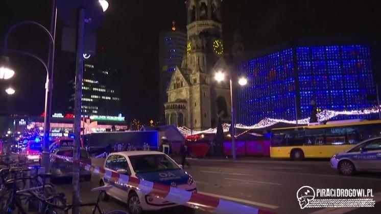 Polska ciężarówka wjechała w tłum ludzi w Berlinie. Zginęło co najmniej 9 osób.