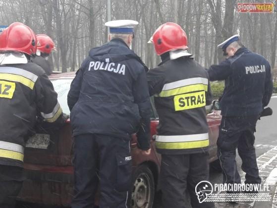 Kolizja Budowlanych- Daszyńskiego w Głogowie 