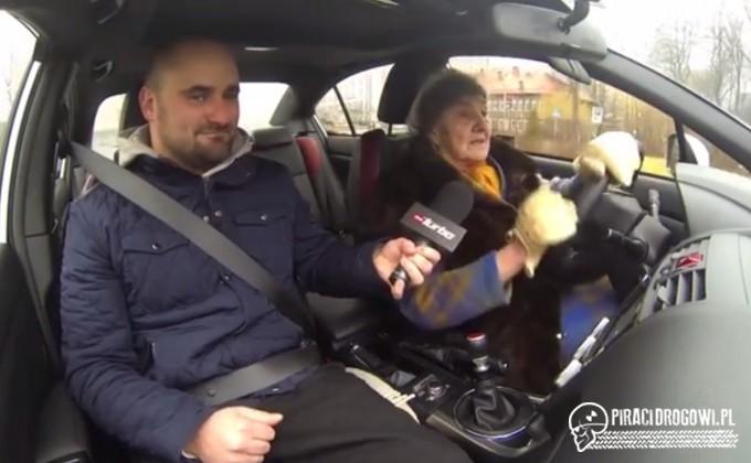 81-latka za kółkiem Subaru WRX STI. Kopyto ma dobre, inne mnie nie interesują!