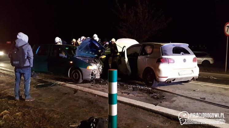 Wypadek drogowy na DK-8 w Kobierzycach
