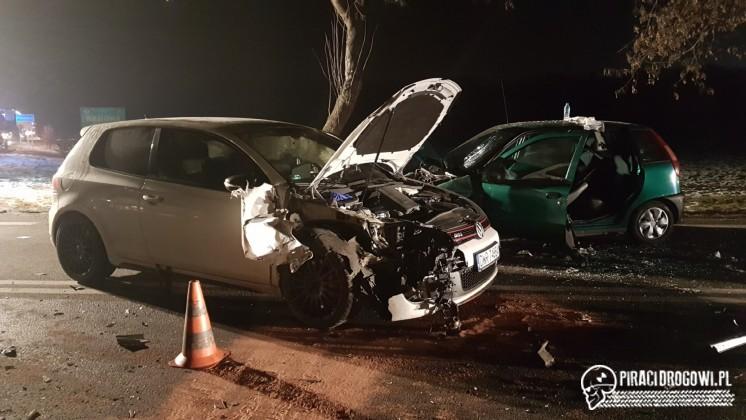 Wypadek drogowy na DK-8 w Kobierzycach
